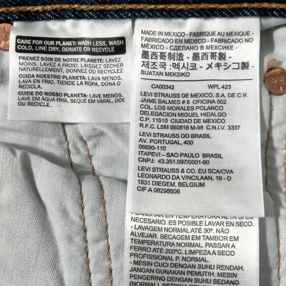 Levi's Premium 501 Sz 29 Button Fly Raw Hem Distressed Denim Jean Shorts - Picture 7 of 8